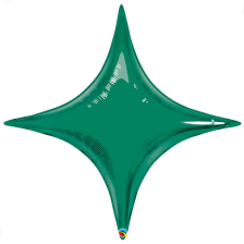 LARGE STARPOINT EMERALD GREEN