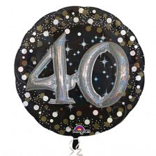 MULTIBALLOON SPARKLING BIRTHDAY 40