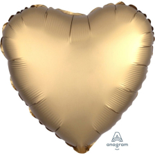 STANDARD HEART SATIN LUXE GOLD
