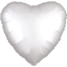 STANDARD HEART SATIN LUXE WHITE