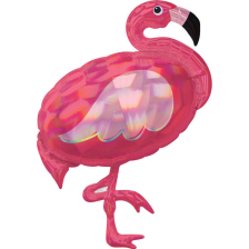 SUPERSHAPE IRIDESCENT PINK FLAMINGO