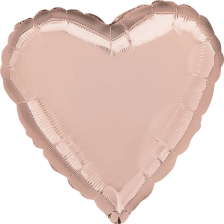 STANDARD HEART ROSE GOLD DECORATOR