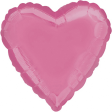 STANDARD HEART BRIGHT BUBBLE GUM PINK