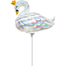 MINISHAPE IRIDESCENT SWAN