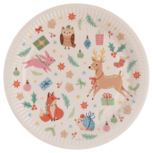 9917485<br>8 Plates Winter Woodland