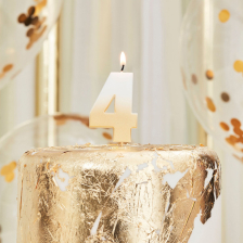 MIX220<br>Number 4 Candle Ombre Gold