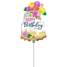 4620702<br>Minishape Satin Artiful Floral Bday