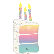 4784601<br>Supershape Pearlised Birthday Holographic