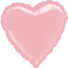 STANDARD HEART PASTEL PINK