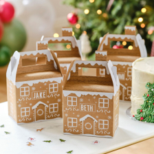 Gift Box Gingerbread House