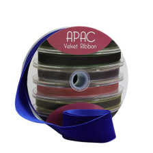 Ribbon Velvet Royal Blue 38mm
