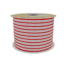 Ribbon Red White Stripped