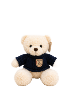 Plisani meda cupavi dzemper beli s