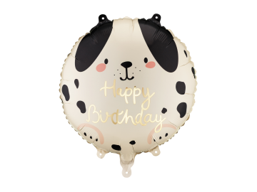 Standard beige dog happy birthday