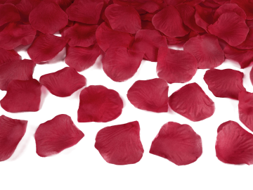 Rose petals deep red 100pc