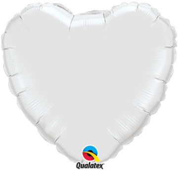 Jumbo heart white