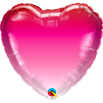 Standard pink ombre heart