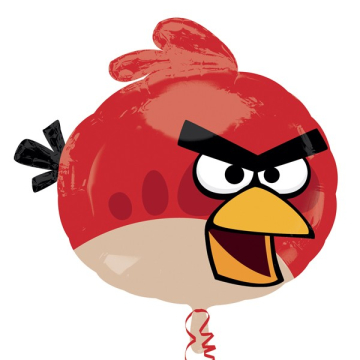 Supershape angry bird red