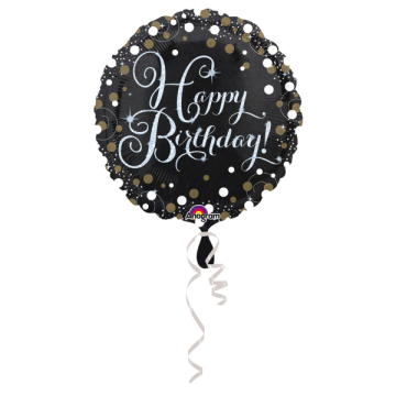 Standard sparkling happy birthday