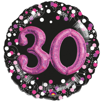 Multiballoon sparkling pink 30