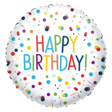 Standard eu confetti birthday