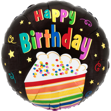 Standard hbd rainbow cake