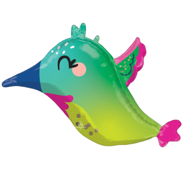 Juniorshape colorful hummingbird
