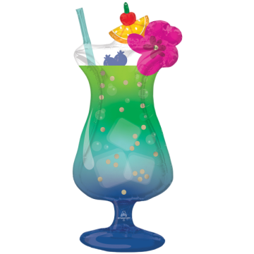 Supershape tropical blue drink