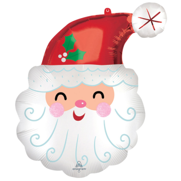 Supershape smiley santa head