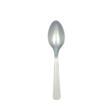 Spoons plastic silver