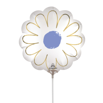 Minishape satin purple daisy