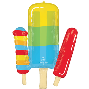 Supershape pool party popsicle