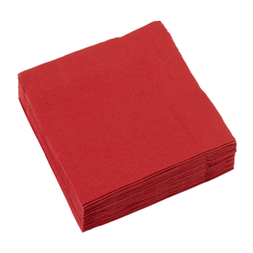 Napkins apple red