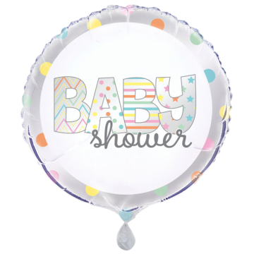 Standard colorful baby shower