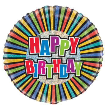 Standard happy birthday colors prism