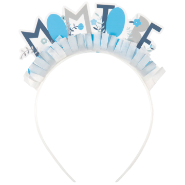 Headband blue mom to be