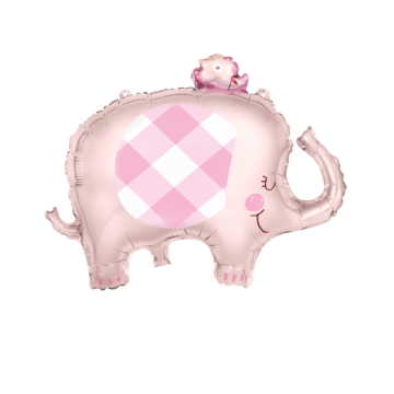 Supershape pink elephant