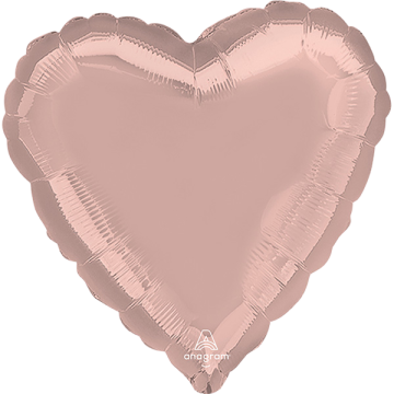 Standard heart pastel pink