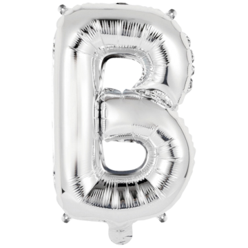 Mini letter b silver