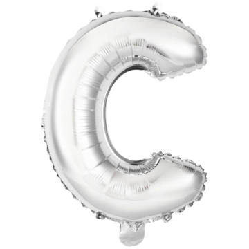 Mini letter c silver
