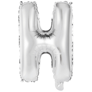 Mini letter h silver