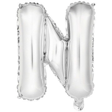 Mini letter n silver