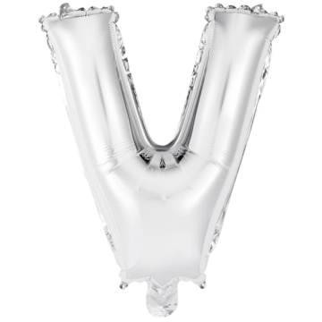 Mini letter v silver