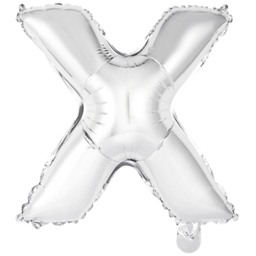 Mini letter x silver