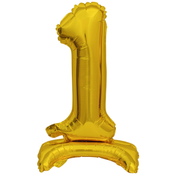Mini number 1 with stand gold