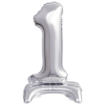 Mini number 1 with stand silver