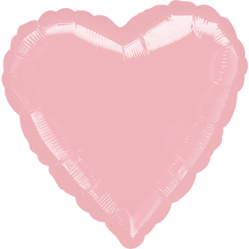 Standard heart pastel pink