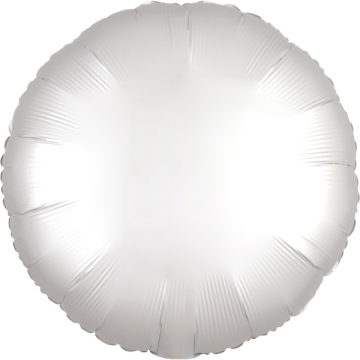 Standard round silk lustre white