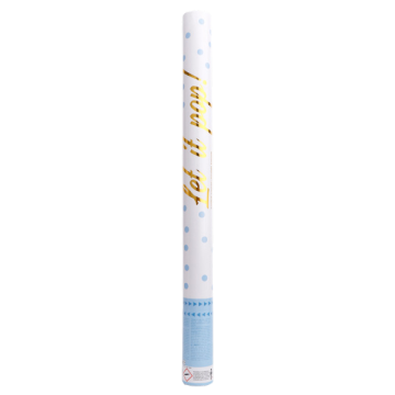 Confetti cannon blue 60cm