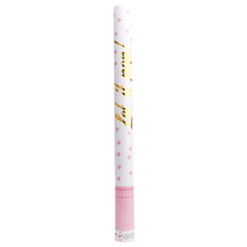 Confetti cannon pink 60cm